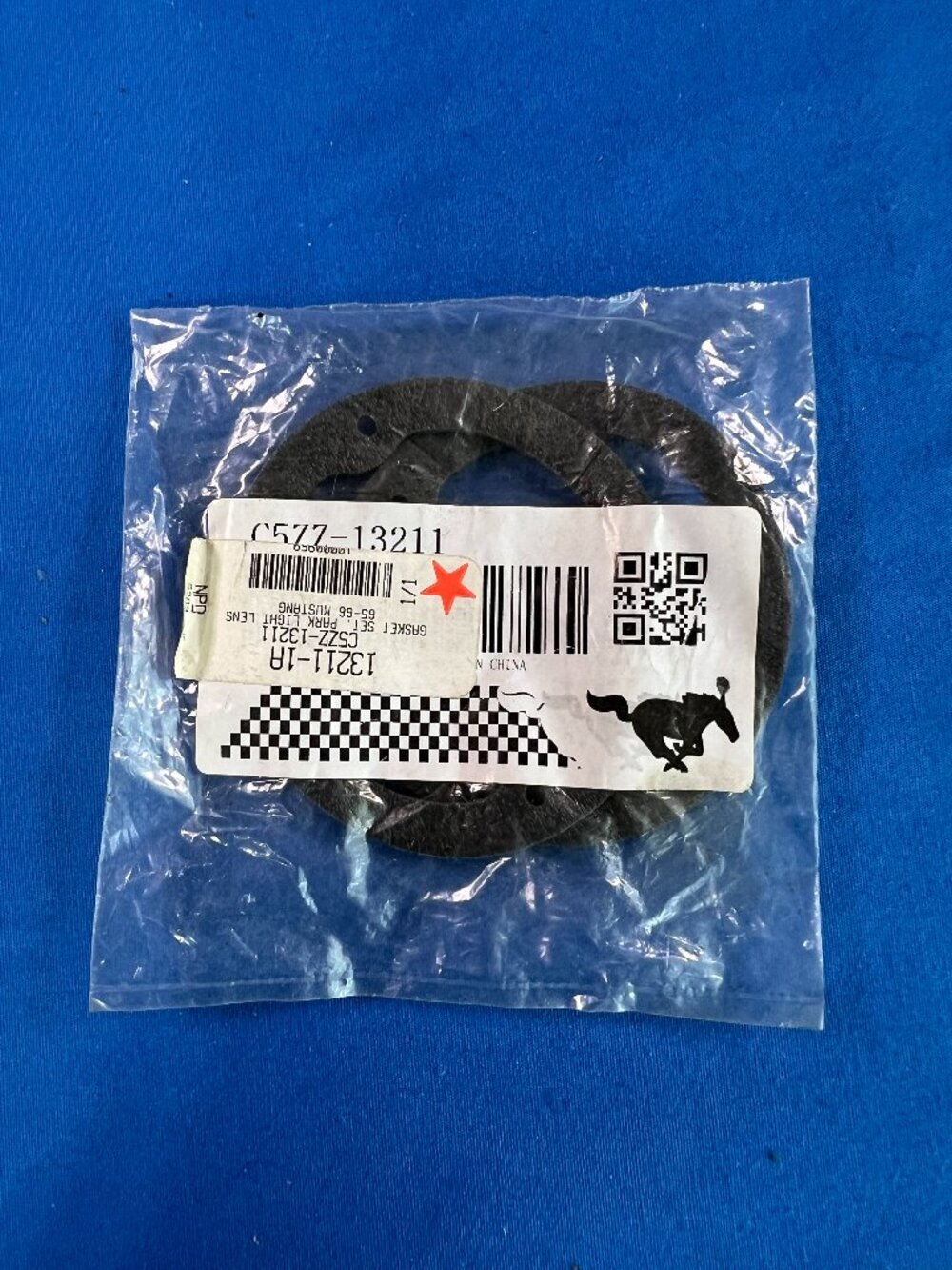 65-66 Mustang Park Light Lens Gaskets New Old Stock